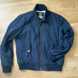 J Crew Bomber / Harrington jacket with tartan lining